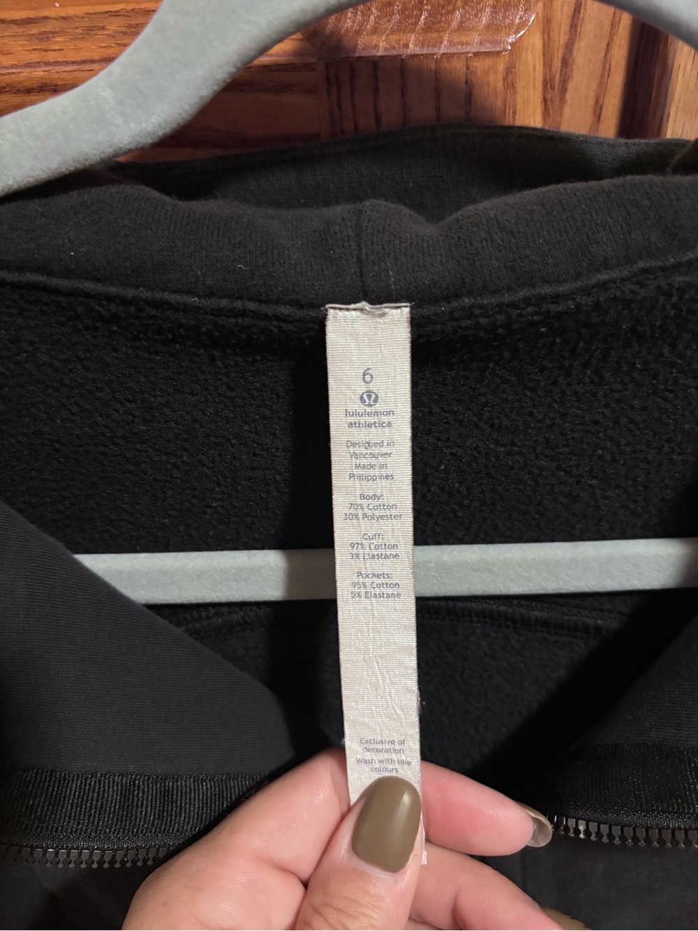 LULULEMON SCUBA FULL ZIP - Picture 3 of 3
